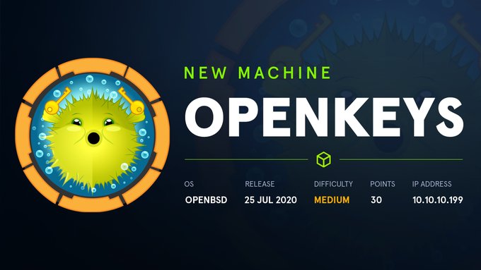 OPENKEYS HACKTHEBOX WRITEUP