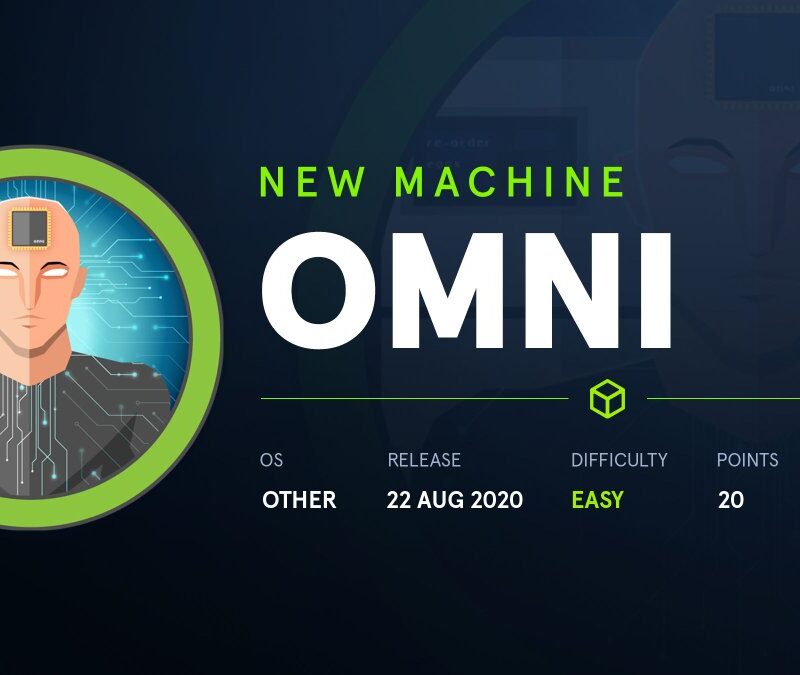 OMNI HACKTHEBOX WRITEUP