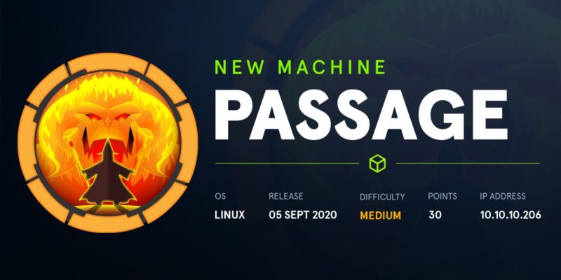 PASSAGE HACKTHEBOX WRITEUP