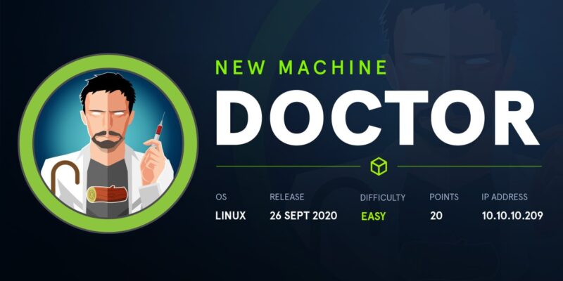 DOCTOR HACKTHEBOX WRITEUP