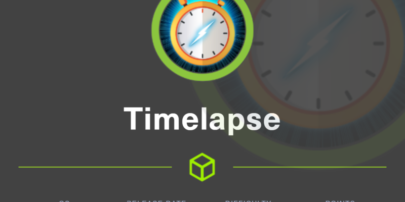 Timelapse Hackthebox Walkthrough