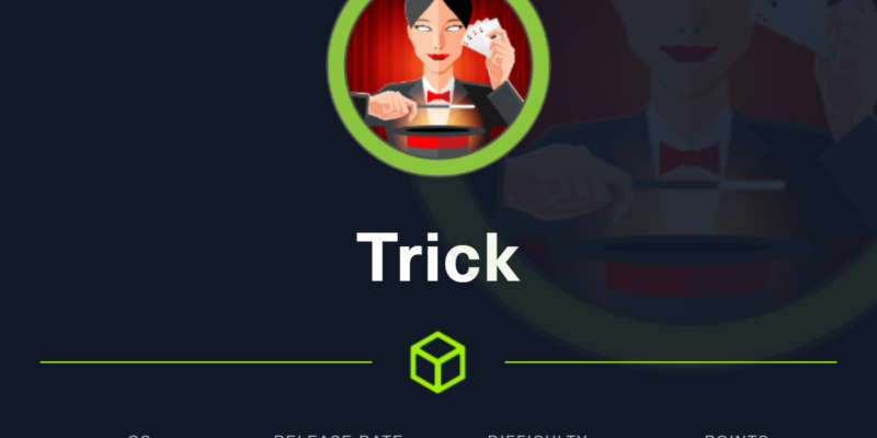 Trick Hackthebox Walkthrough